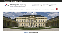 Desktop Screenshot of karolyi.org.hu